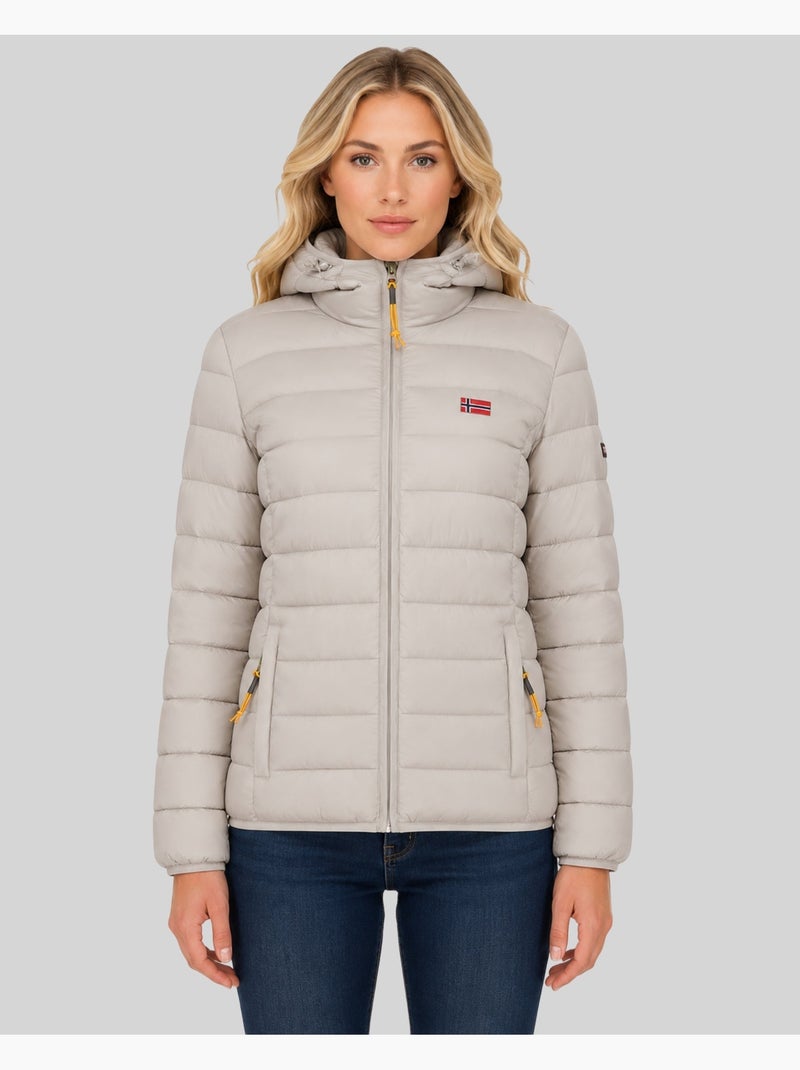Blouson à capuche atikolor hood – geographical norway Gris clair - Kiabi