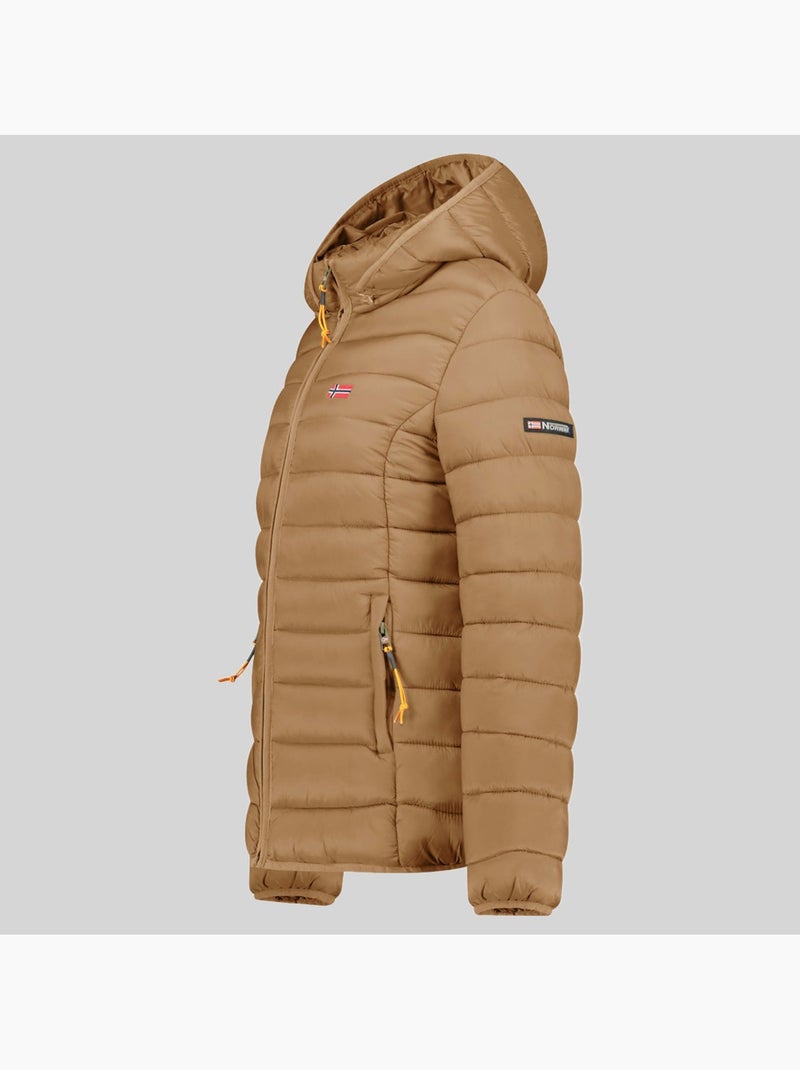 Blouson à capuche atikolor hood – geographical norway Taupe - Kiabi