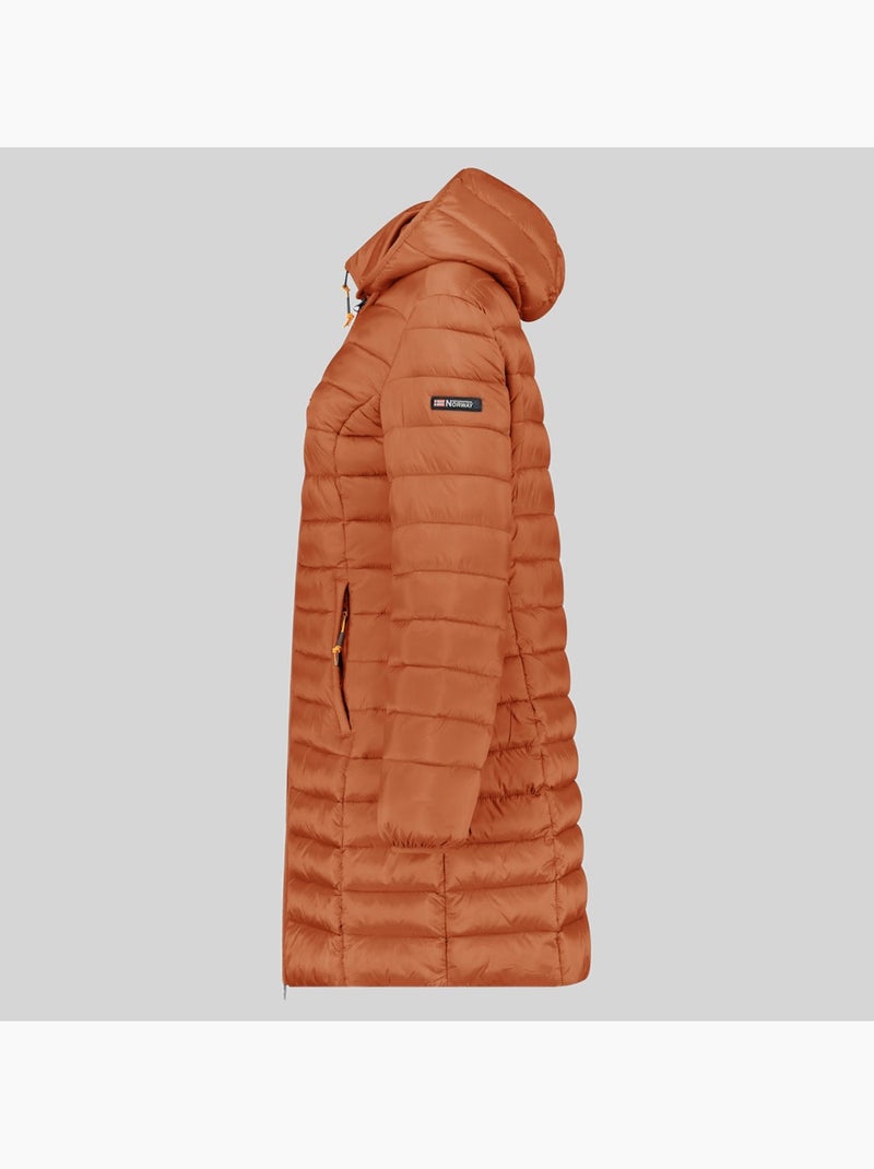 Blouson à capuche atikolor long hood – geographical norway Camel - Kiabi