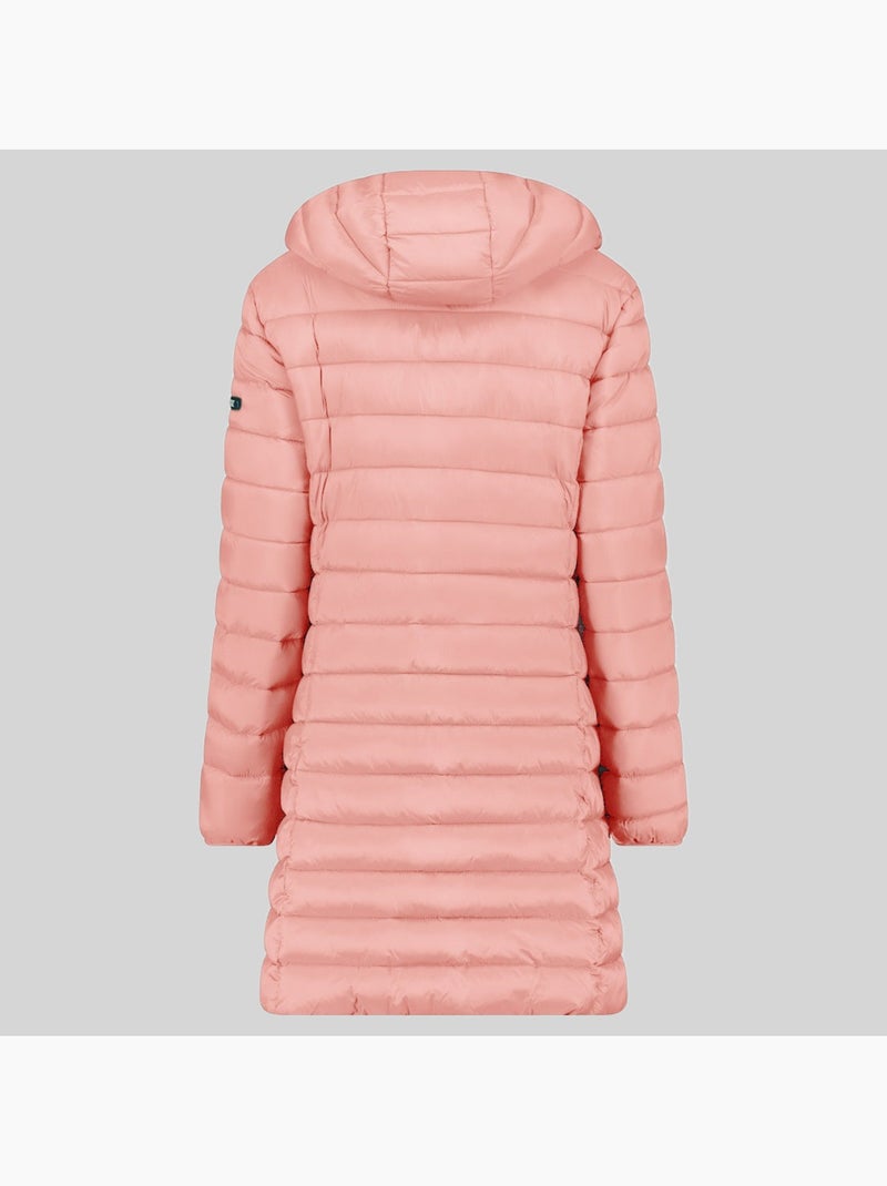 Blouson à capuche atikolor long hood – geographical norway Vieux rose - Kiabi