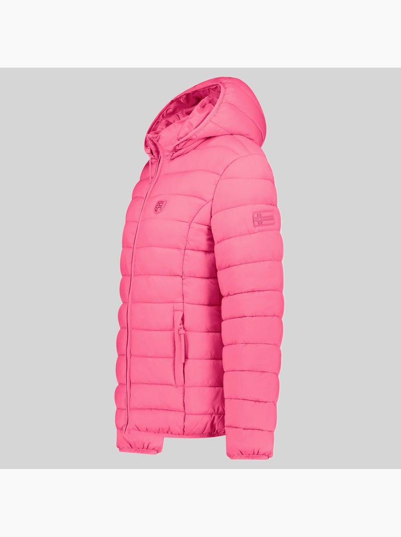 Blouson à capuche atikotal hood – geographical norway Rose fluo - Kiabi