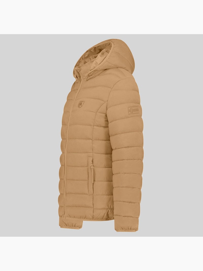 Blouson à capuche atikotal hood – geographical norway Taupe - Kiabi