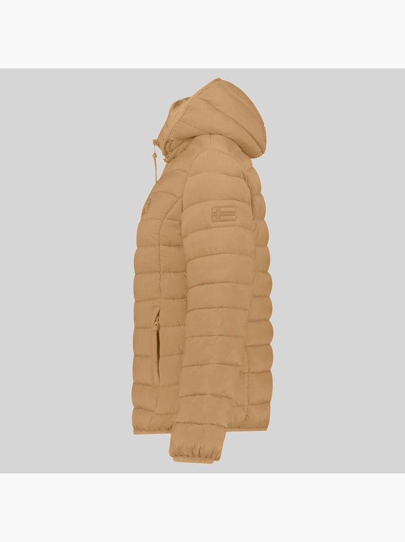 Blouson à capuche atikotal hood – geographical norway Taupe - Kiabi