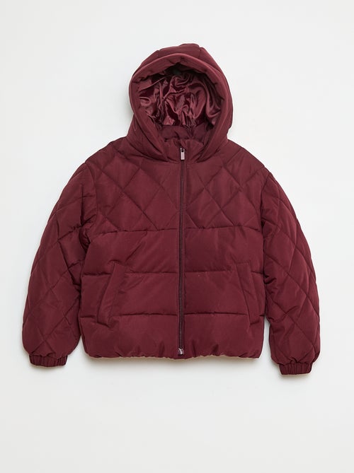 Blouson à capuche avec doublure polaire - Kiabi