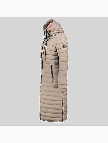 Blouson à capuche azule long – geographical norway