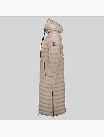 Blouson à capuche azule long – geographical norway