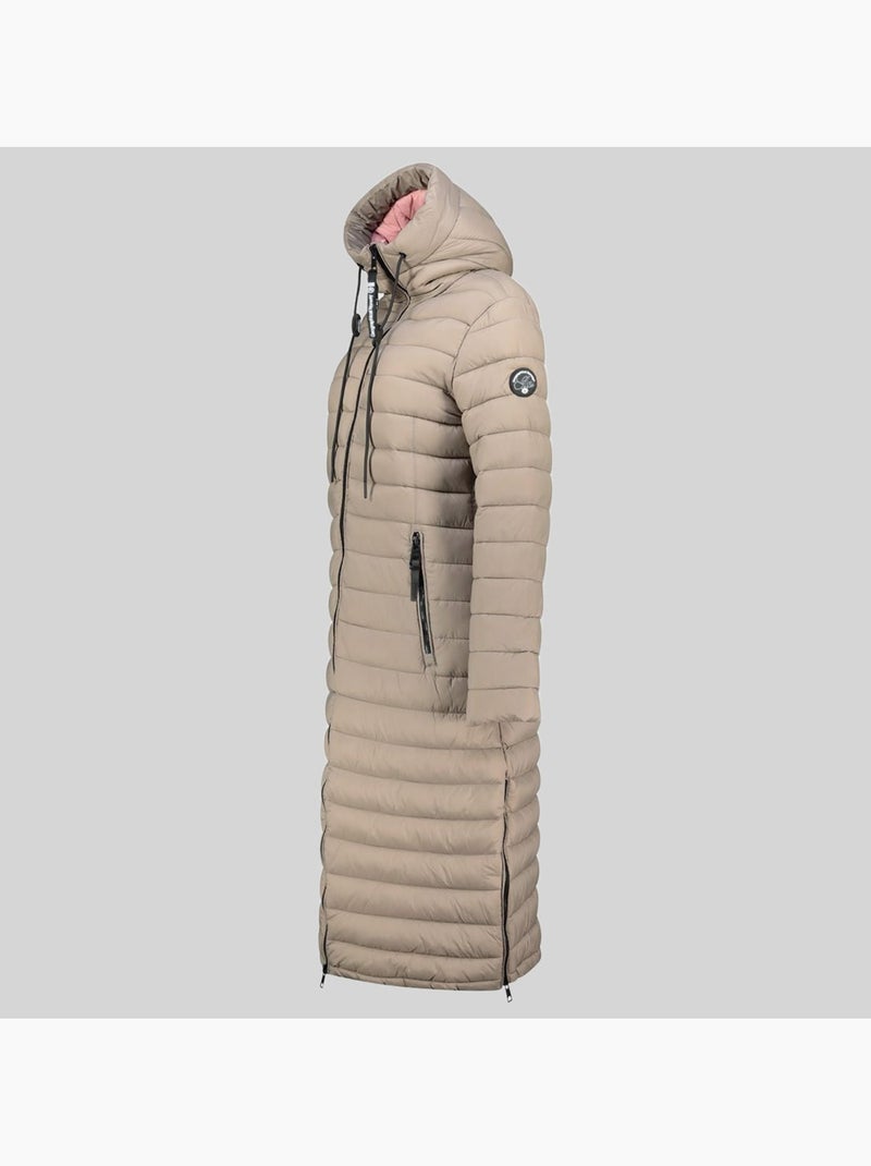 Blouson à capuche azule long – geographical norway Taupe - Kiabi
