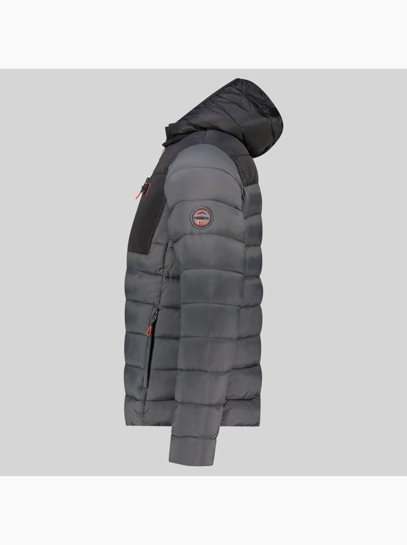 Blouson à capuche batilo – geographical norway Gris foncé - Kiabi