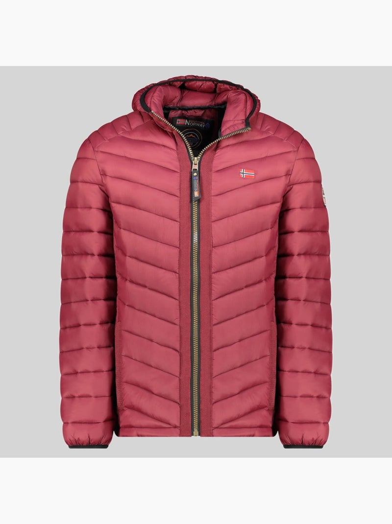 Blouson à capuche carliti hood – geographical norway Bordeaux - Kiabi