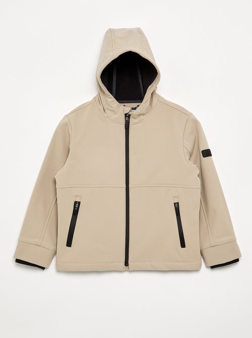 Blouson à capuche doublé en micro polaire - Kiabi Blouson à capuche doublé en micro polaire - Kiabi
