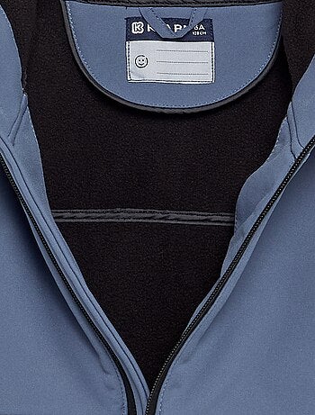 Blouson à capuche doublé en micro polaire