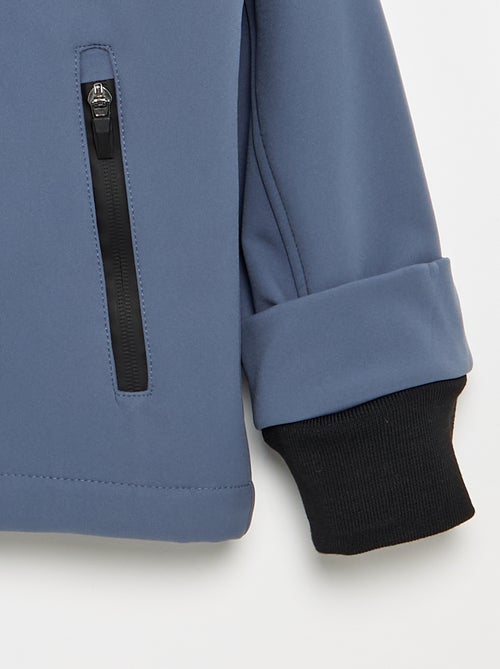Blouson à capuche doublé en micro polaire - Kiabi Blouson à capuche doublé en micro polaire - Kiabi
