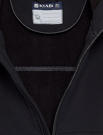 Blouson à capuche doublé en micro polaire
