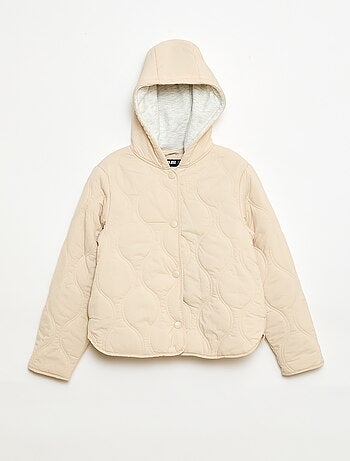 Blouson à capuche matelassé