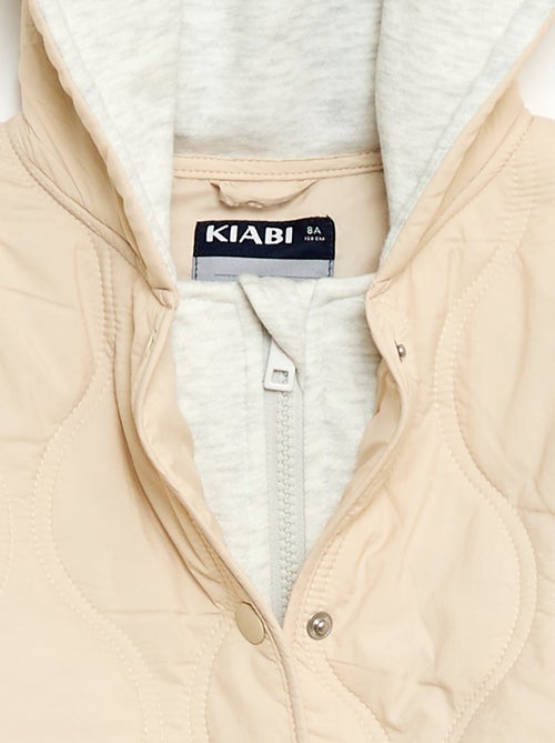 Blouson à capuche matelassé - Kiabi