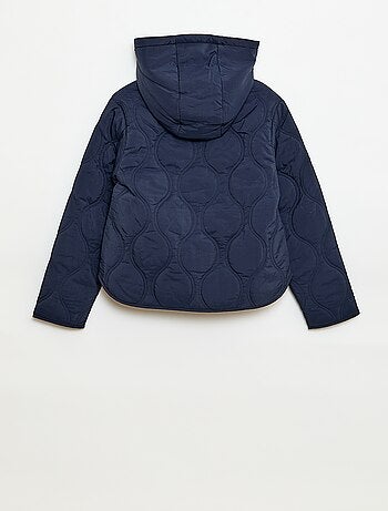 Blouson à capuche matelassé
