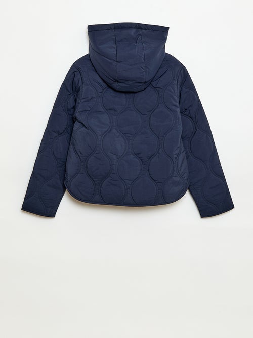 Blouson à capuche matelassé - Kiabi
