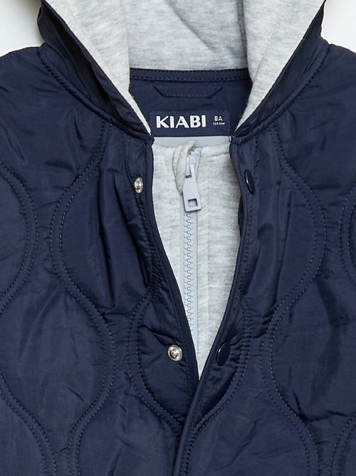 Blouson à capuche matelassé - Kiabi