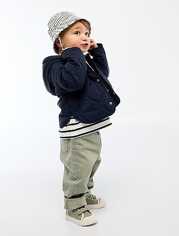 Blouson à capuche matelassé