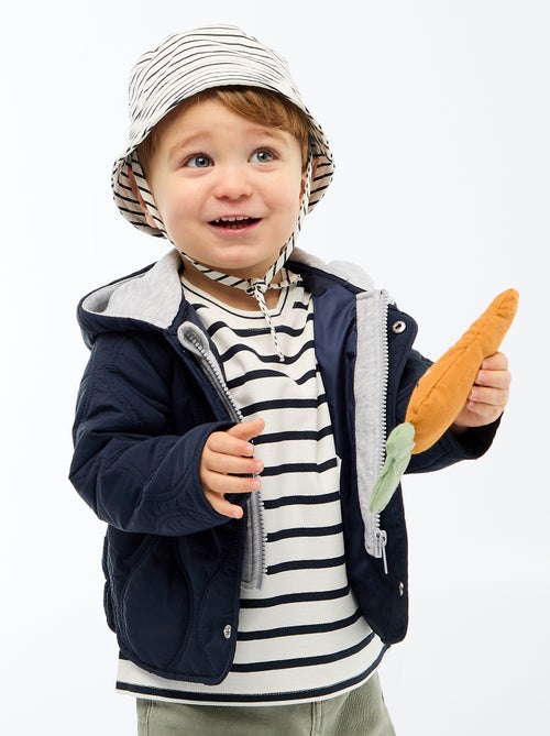 Blouson à capuche matelassé - Kiabi