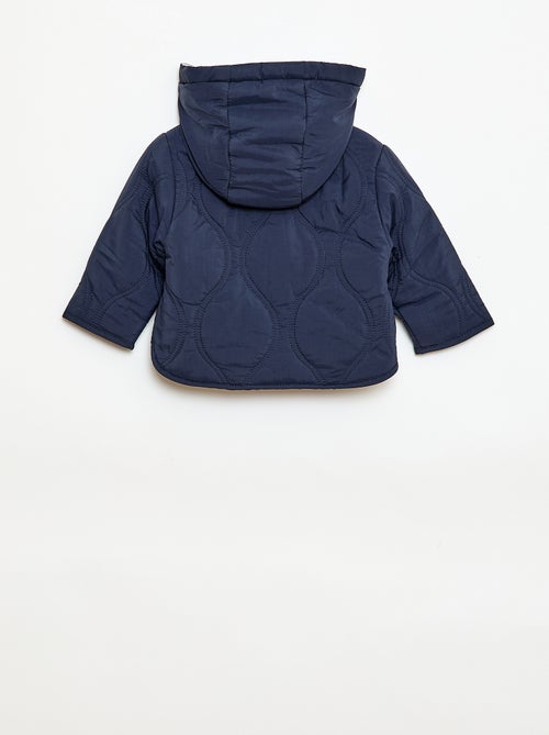 Blouson à capuche matelassé - Kiabi Blouson à capuche matelassé - Kiabi