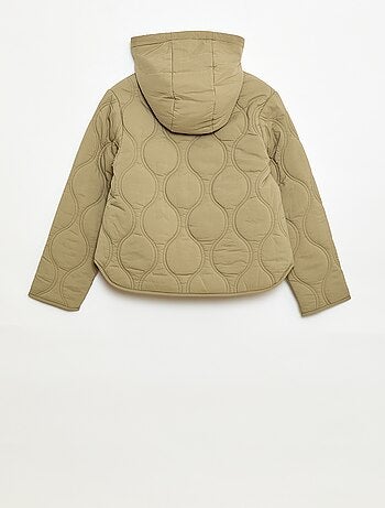 Blouson à capuche matelassé