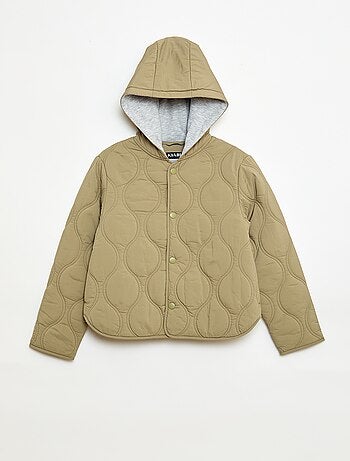 Blouson à capuche matelassé