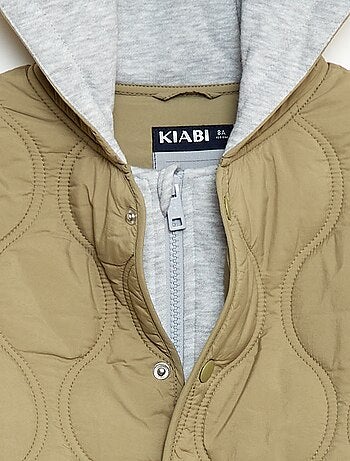 Blouson à capuche matelassé