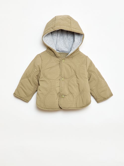 Blouson à capuche matelassé - Kiabi