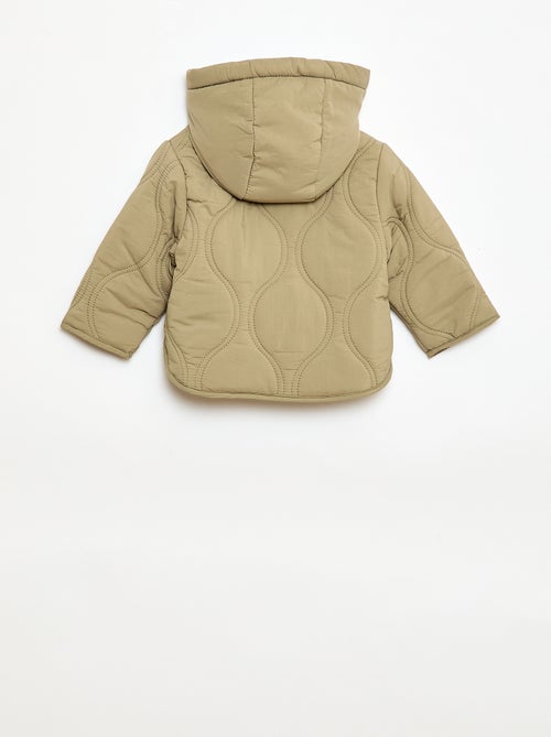 Blouson à capuche matelassé - Kiabi