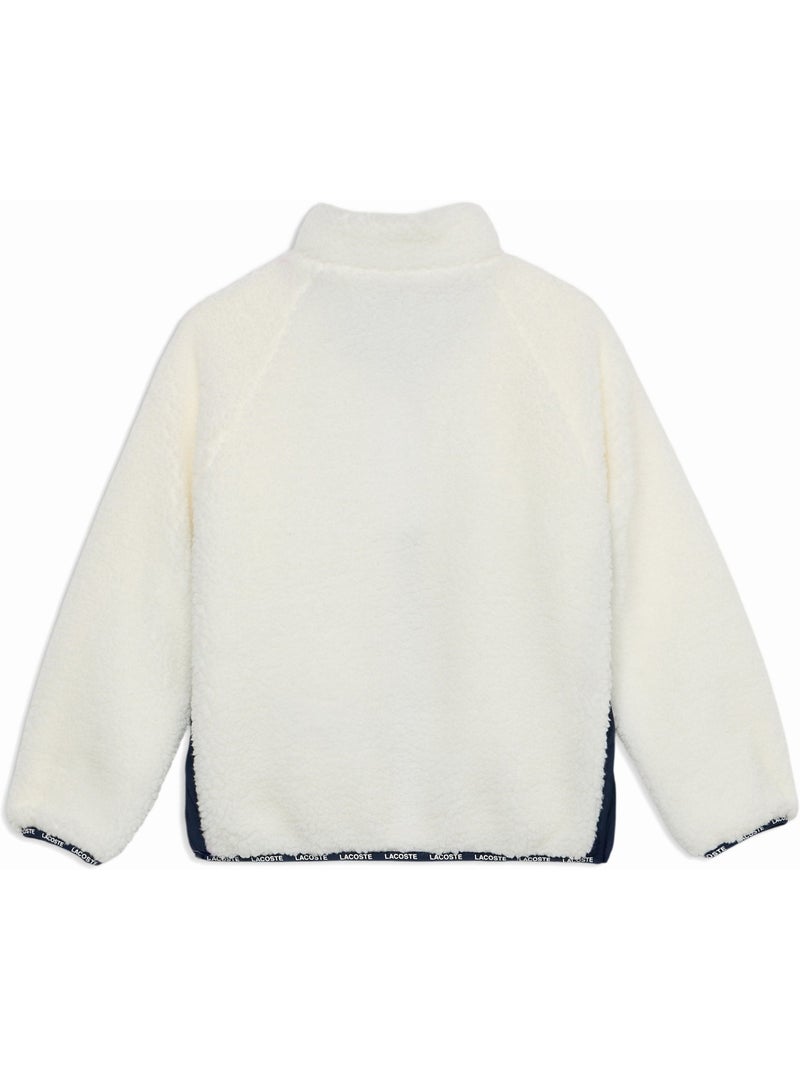 Blouson à zip - lacoste Blanc Bleu - Kiabi