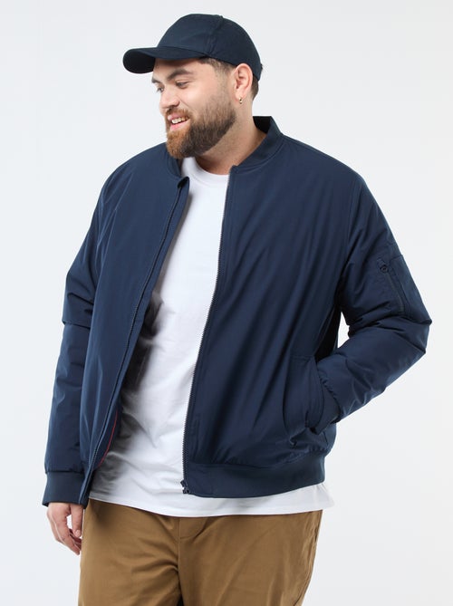 Blouson aviateur déperlant uni - Kiabi