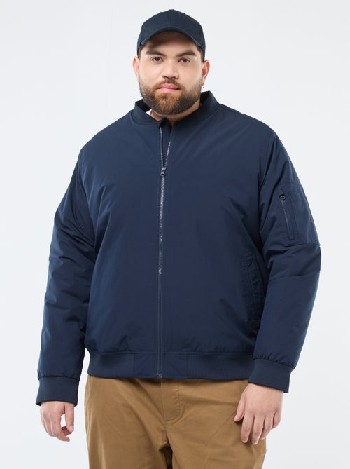 Blouson aviateur déperlant uni - Kiabi