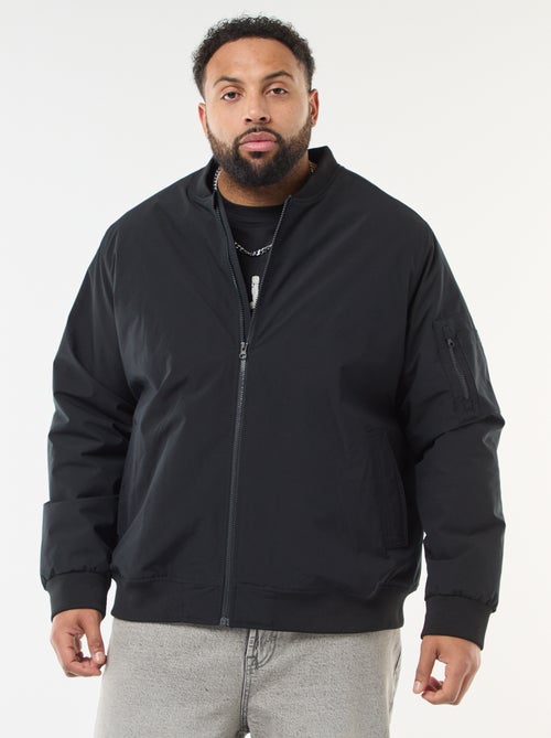 Blouson aviateur déperlant uni - Kiabi