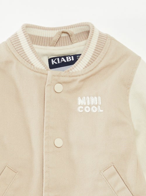 Blouson aviateur en coton - Kiabi