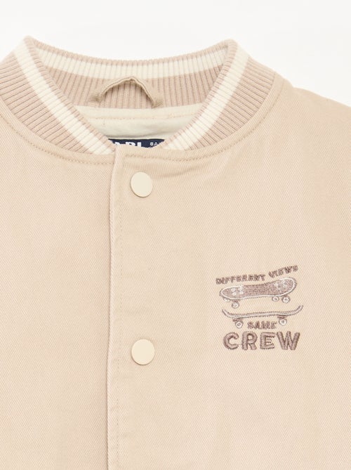 Blouson aviateur en coton - Kiabi