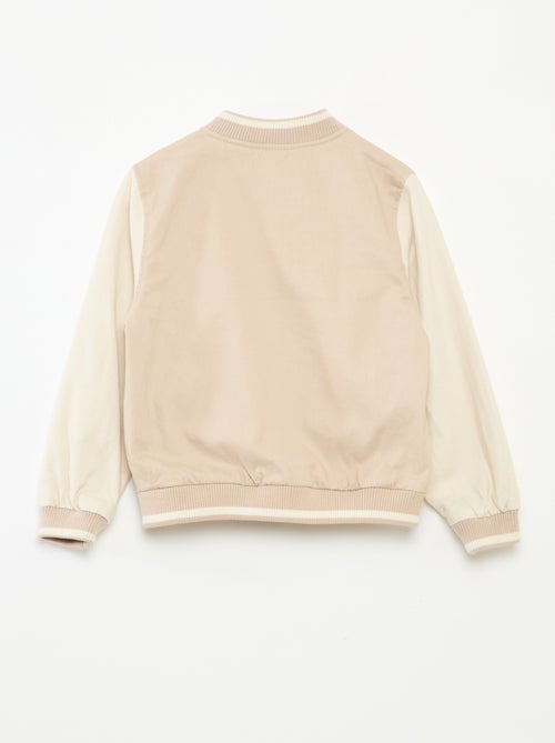 Blouson aviateur en coton - Kiabi