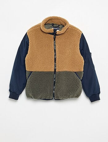 Blouson bi-matière