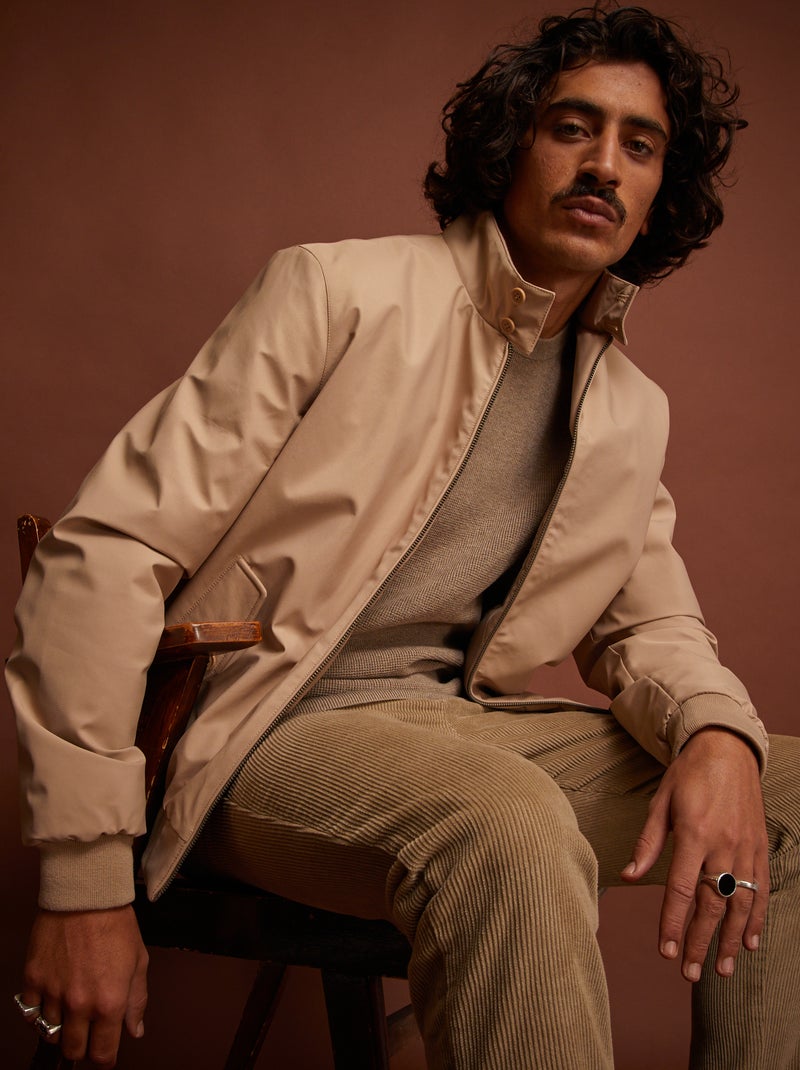 Blouson bomber Beige - Kiabi