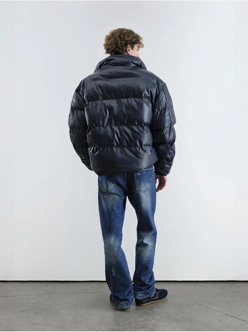 Blouson bomber texturé avec fermeture éclair giesto - Kiabi