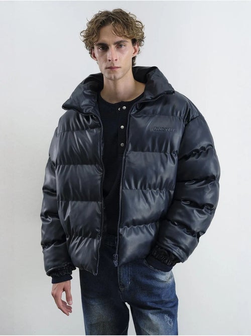 Blouson bomber texturé avec fermeture éclair giesto - Kiabi