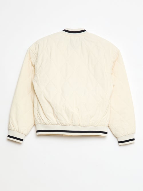 Blouson campus matelassé - Kiabi