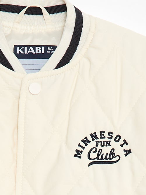 Blouson campus matelassé - Kiabi