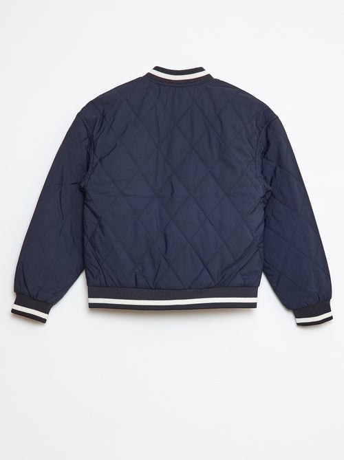 Blouson campus matelassé - Kiabi