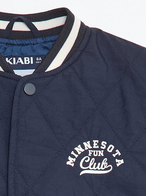 Blouson campus matelassé - Kiabi