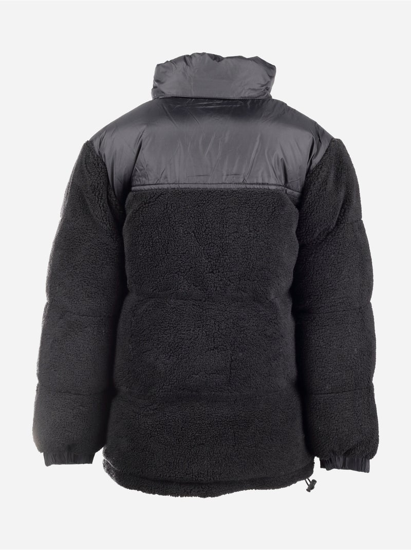 Blouson col montant - boom kids Noir - Kiabi