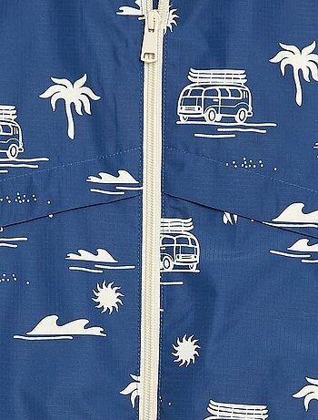 Blouson coupe-vent à capuche à capuche