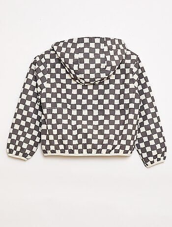 Blouson coupe-vent à capuche à capuche