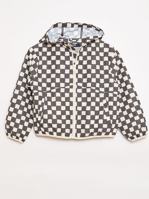 Blouson coupe-vent à capuche à capuche - Kiabi