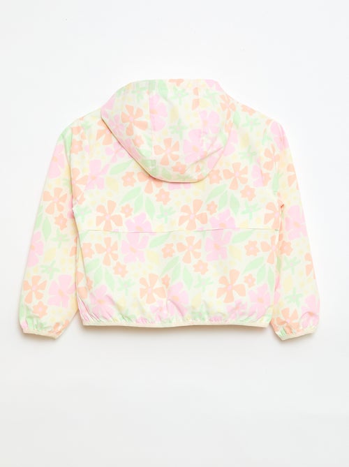 Blouson coupe-vent à capuche à motif - Kiabi Blouson coupe-vent à capuche à motif - Kiabi